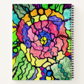 Carnet Art Abstrait Colorful Flower (Dos)