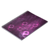 Carnet art abstrait de méduse rose (Côté gauche)