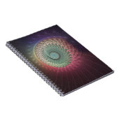 Carnet Art abstrait escargot moderne coloré fractal (Côté Droit)