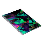 Carnet Art abstrait géométrique, coloré, sale (Côté Droit)