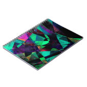 Carnet Art abstrait géométrique, coloré, sale (Côté gauche)