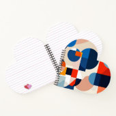 Carnet Art Abstrait géométrique du milieu du siècle scand (Intérieur)