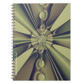 Carnet Art abstrait géométrique moderne terreux (Devant)