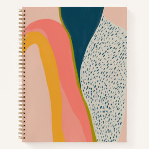 Carnet Art Abstrait moderne coloré