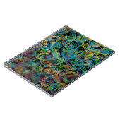 Carnet Art abstrait multicolore griffonné (Côté gauche)