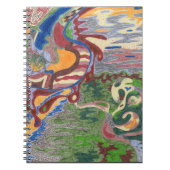 Carnet Art Abstrait "Pluie Drop" (Devant)