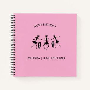 Carnet Art Africain génial, Bonne Danse d'Anniversaire