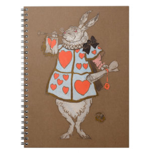Carnet Art Alice de lapin blanc