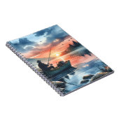 Carnet Art aquarelle de pêcheur (Côté Droit)