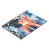 Carnet Art aquarelle de pêcheur (Côté gauche)