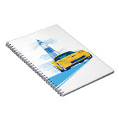 CARNET ART AUTOMOBILE DE VETTE ÉLÉGANT (Côté Droit)