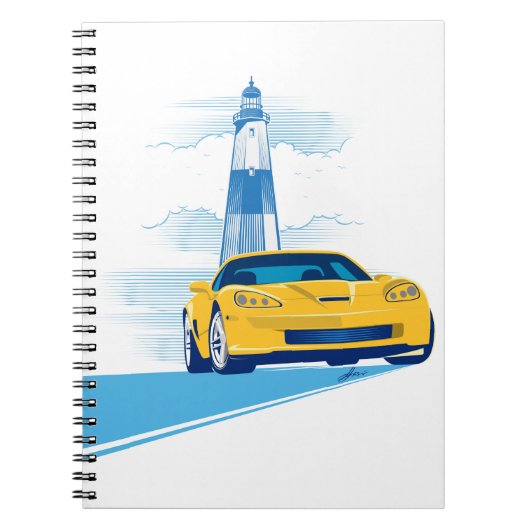 CARNET ART AUTOMOBILE DE VETTE ÉLÉGANT (Devant)