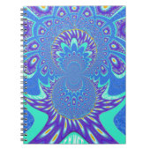 Carnet Art bleu moderne (Devant)