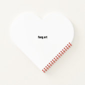 Carnet Art chinois avec calligraphie et peinture de bourd (Dos)