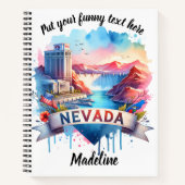 Carnet Art coloré des monuments du Nevada (Devant)