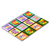 Carnet Art de bruit de border collie (Côté gauche)