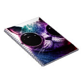 Carnet Art de bruit de chat de hippie (Côté Droit)