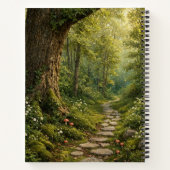 Carnet Art de cottage champignon hérisson cosy (Dos)