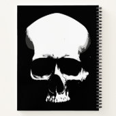 Carnet Art de crâne monochrome (Dos)