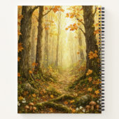 Carnet Art de faune forestière de l'ours brun d'automne (Dos)