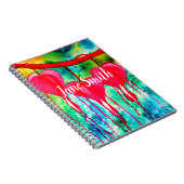 Carnet art de fleurs coeurs saignants (Côté Droit)