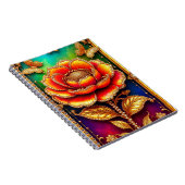 Carnet Art de la fleur dorée complexe (Côté Droit)