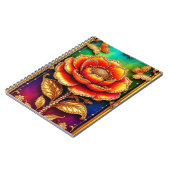 Carnet Art de la fleur dorée complexe (Côté gauche)