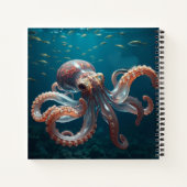 Carnet Art de la Pieuvre en Verre Iridescent | Personnali (Dos)