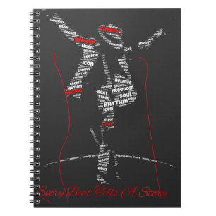 Carnet Art de la typographie musicale Conception modern