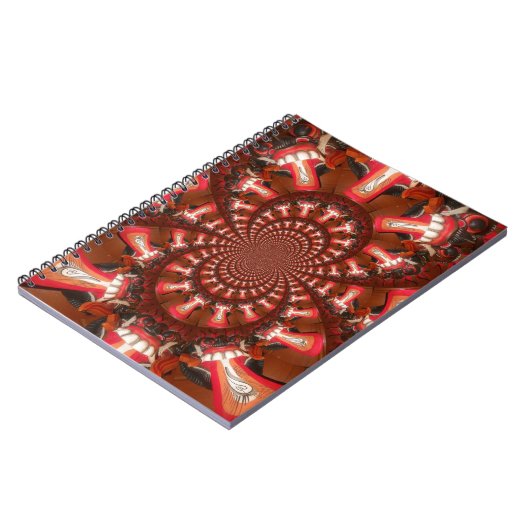 Carnet Art de langue kaléidoscope Impression/graphique (Côté gauche)