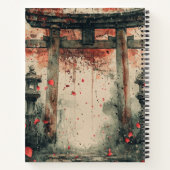 Carnet Art de lavis à l'encre de Sakura Torii (Dos)