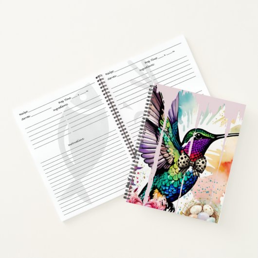 Carnet Art de l'oiseau à la brosse (Intérieur)