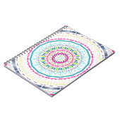 Carnet Art de mandala coloré vibrant (Côté gauche)