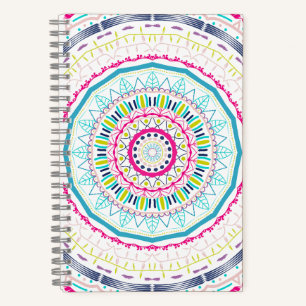 Carnet Art de mandala coloré vibrant
