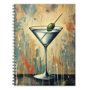 Carnet Art de Martini en techniques mixtes du milieu du s