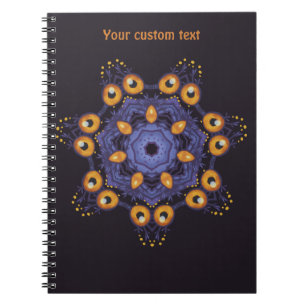 Carnet Art de monstre mandala mignon et effrayant pour Ha