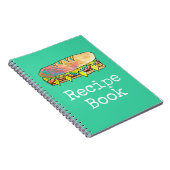 Carnet Art de nourriture de sandwich à sous-marin de (Côté Droit)
