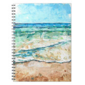 Carnet Art de plage peint Abstrait (Devant)