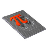 Carnet Art de symbole de pi (Côté Droit)