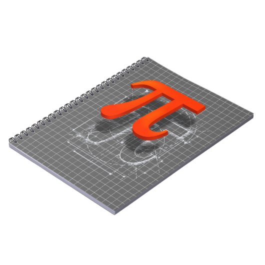 Carnet Art de symbole de pi (Côté gauche)