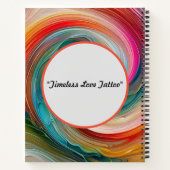 Carnet Art de tatouage d'amour intemporel (Dos)