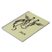 Carnet Art de tatouage de tête de girafe (Côté gauche)