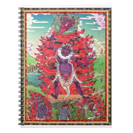 Carnet Art de Thangka Ekajati de Tibétain (Devant)