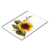 Carnet Art de tournesol (Côté gauche)