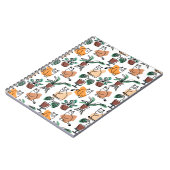 Carnet Art de trait dessin chats et fleurs (Côté gauche)