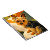 Carnet Art de Yorkshire Terrier vintage (Côté Droit)