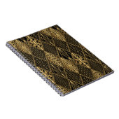 Carnet Art Déco Black Gold Elegance (Côté Droit)
