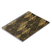 Carnet Art Déco Black Gold Elegance (Côté gauche)