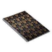 Carnet Art Déco Black Gold : Retro. (Côté Droit)