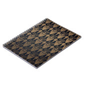 Carnet Art Déco Black Gold : Retro. (Côté gauche)